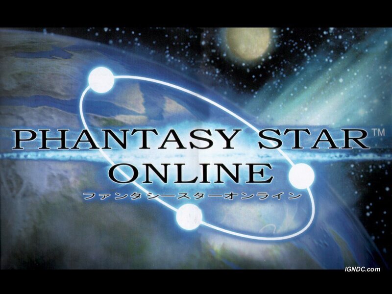 Phantasy Star Online title screen