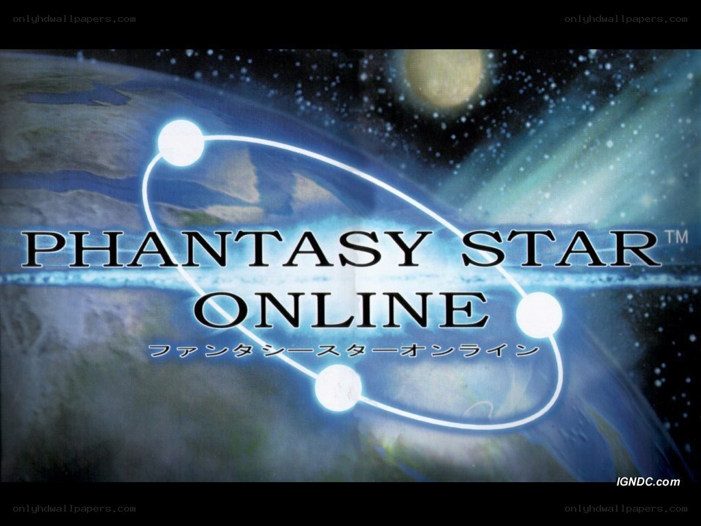 Phantasy Star Online title screen