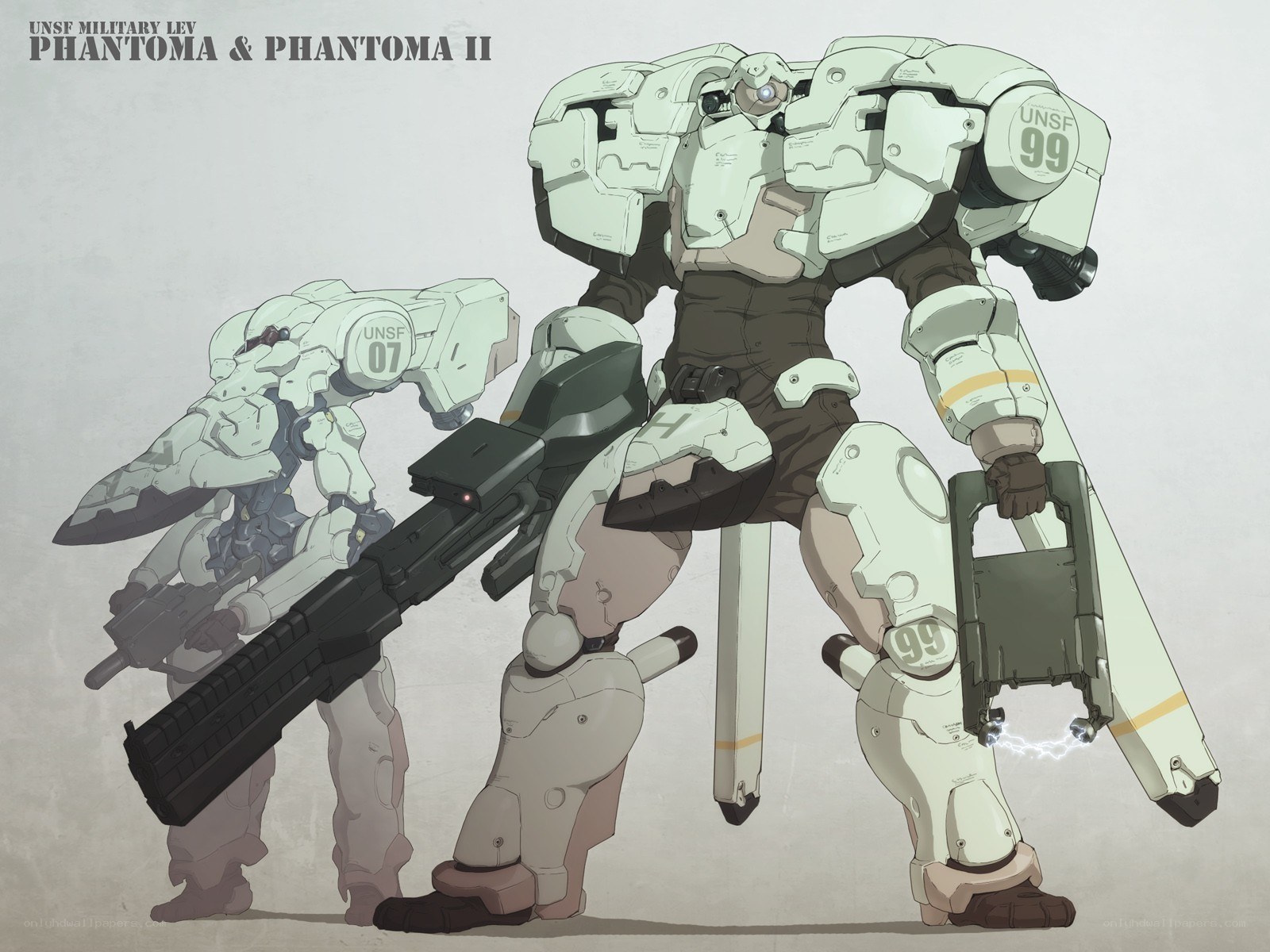 Phantom and Phantom II mechs