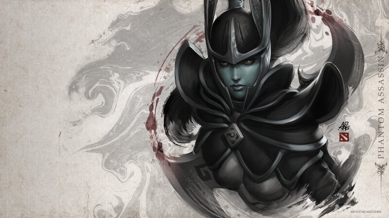 Phantom Assassin Character — Black