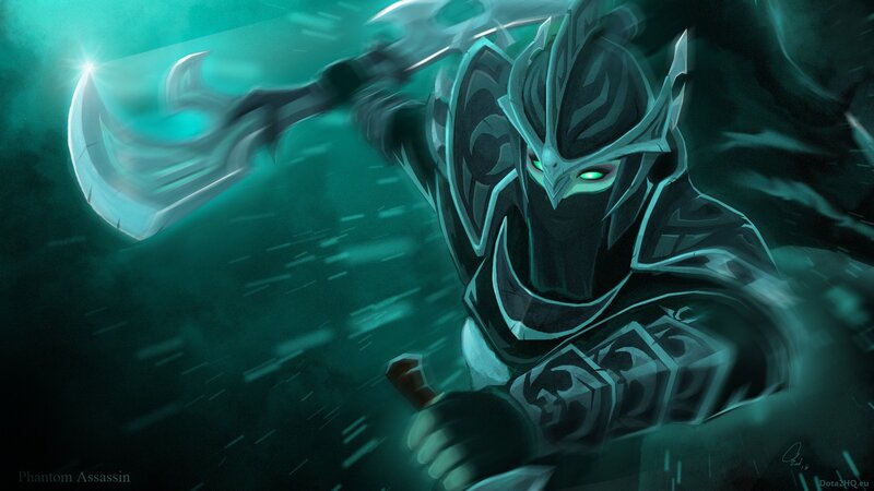 Phantom Assassin Character — Green