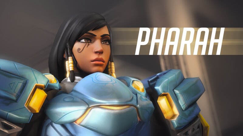 Pharah Character — Blue