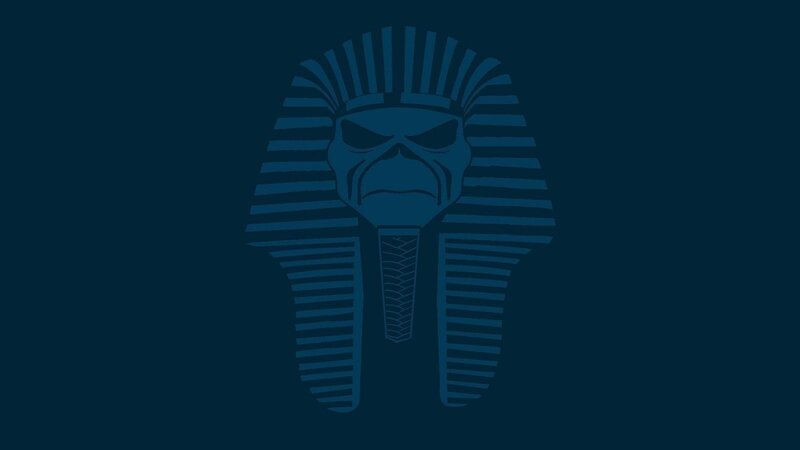 Pharaoh Mask with Skull
