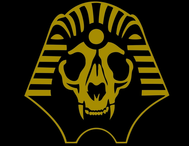 pharaoh skull logo