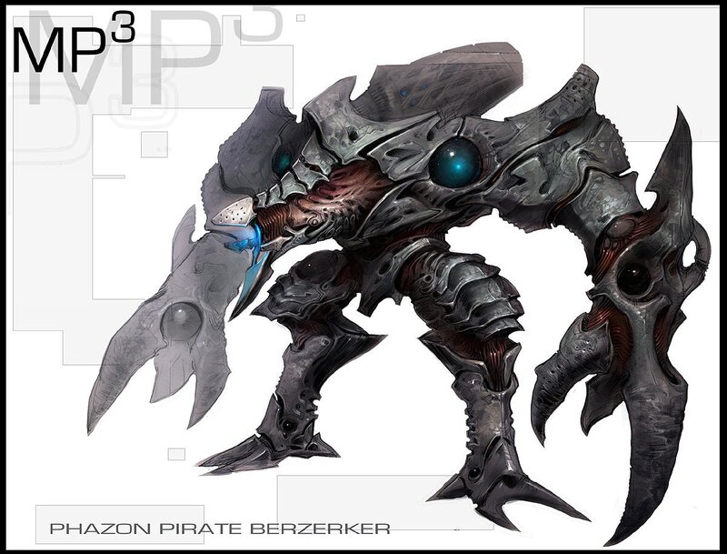 Phazon Pirate Berzerker concept art