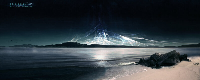 Phenomenon on the beach