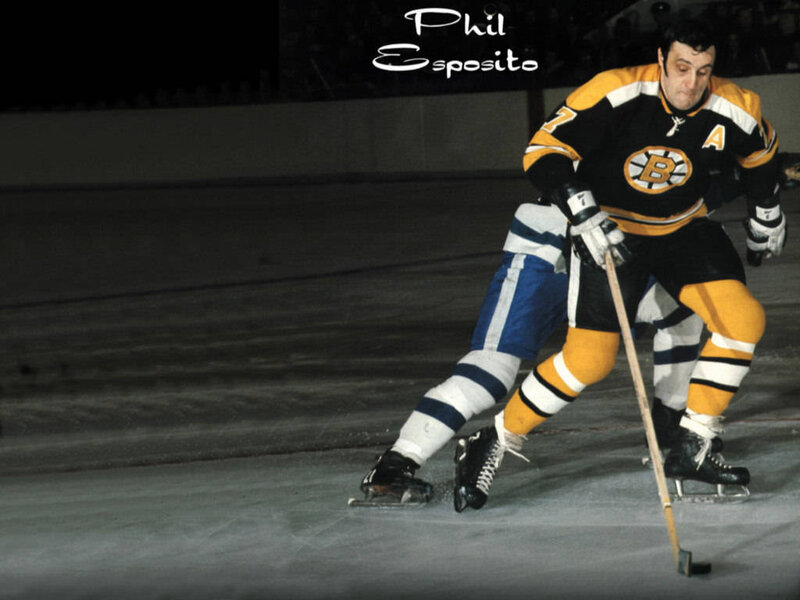 Phil Esposito in action