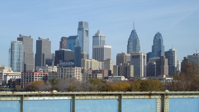Philadelphia skyline view