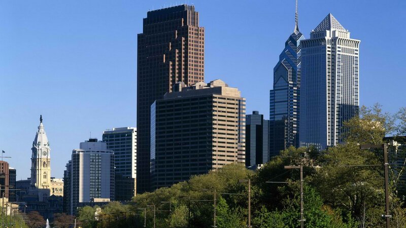 Philadelphia skyline with City Hall