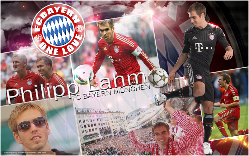 Philipp Lahm FC Bayern Munich collage