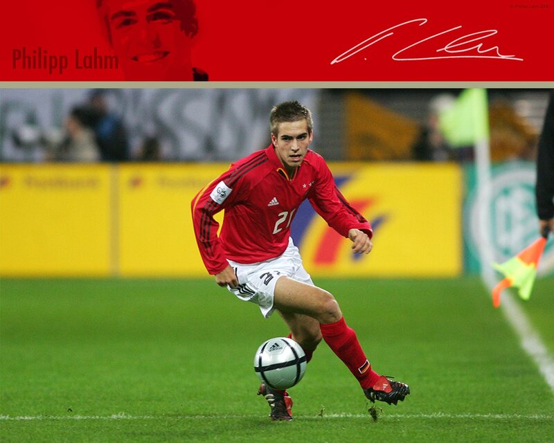 Philipp Lahm playing football