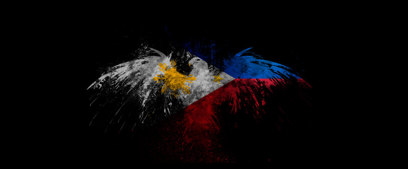 Philippine Flag Eagle — Black
