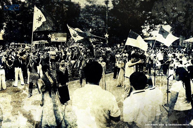 Philippine flag parade