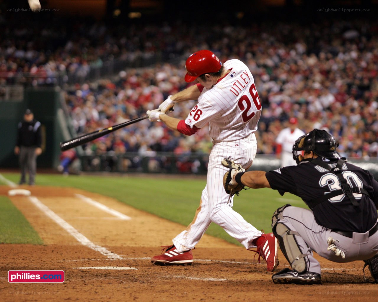 Phillies batter at bat
