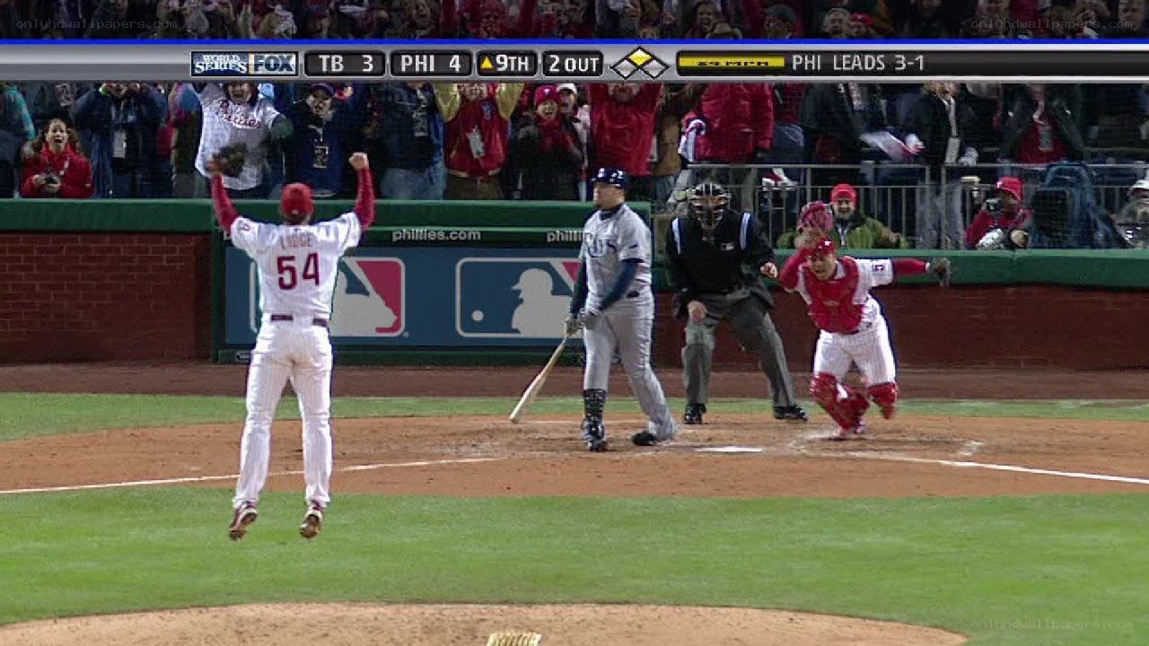 Phillies player celebrates home run