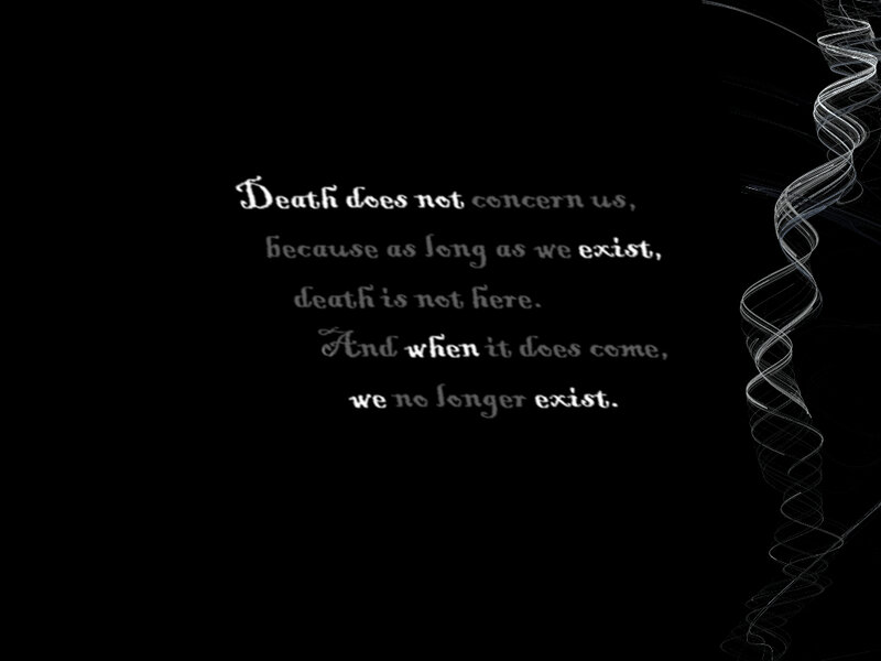 philosophical quote on death