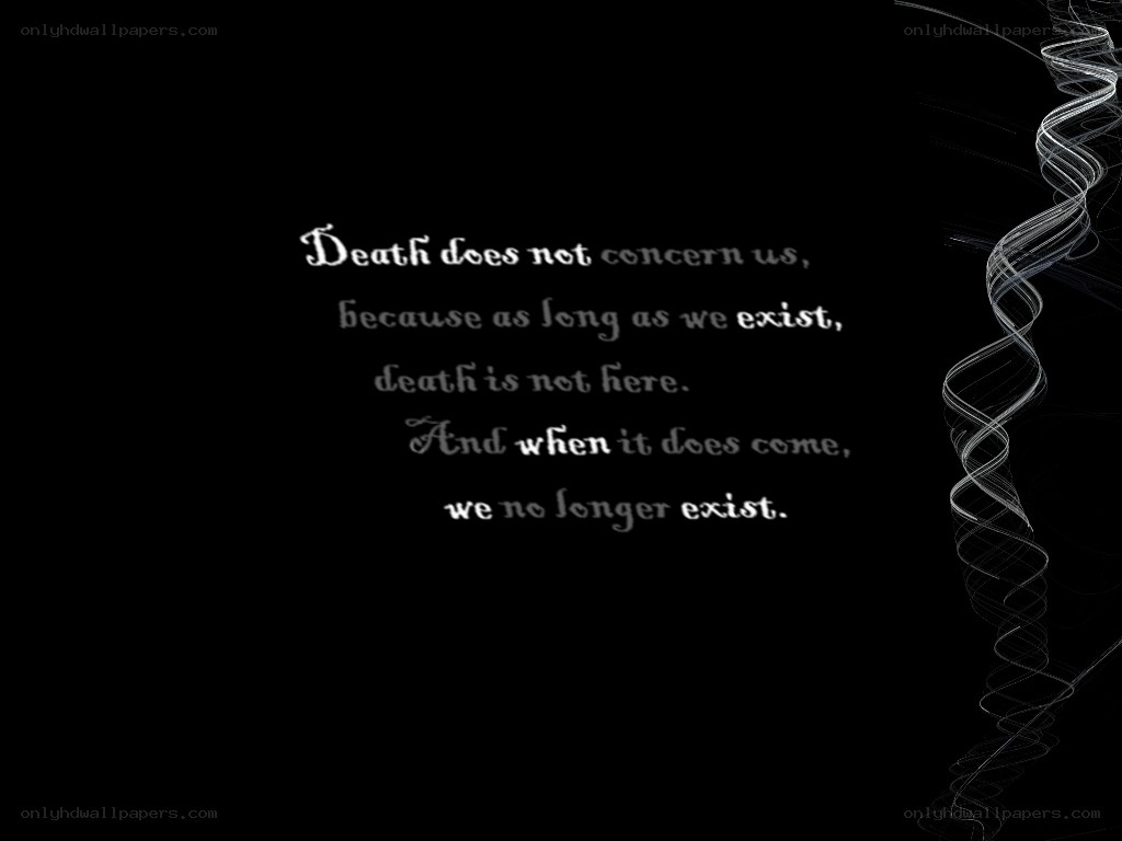 philosophical quote on death