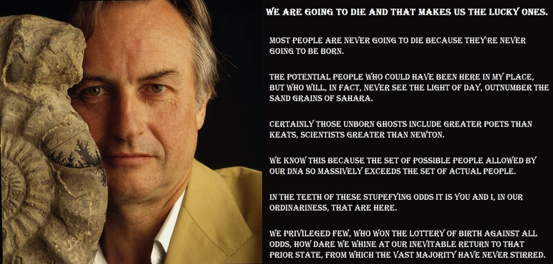 Philosophical quote with portrait