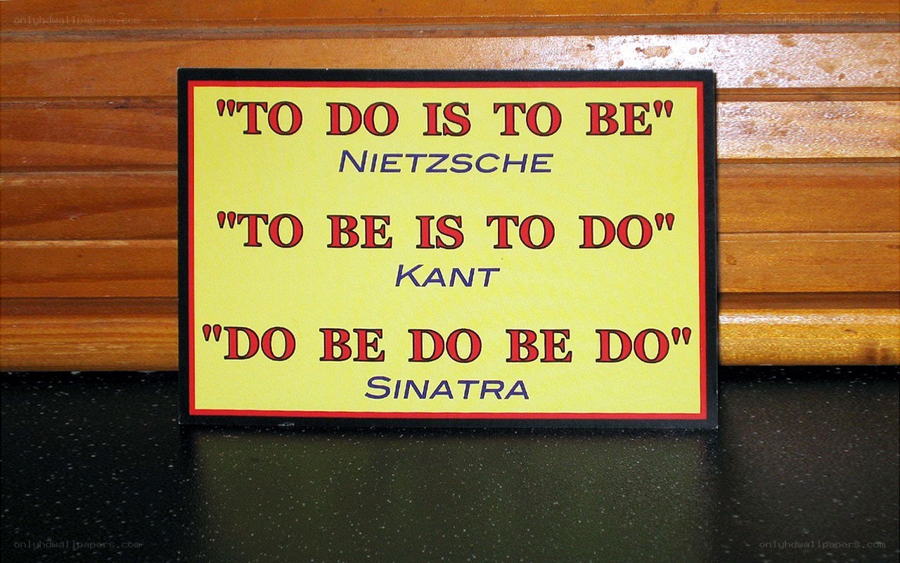 philosophy quote sign