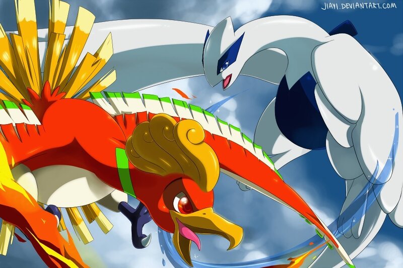 Phoenix and legendary bird