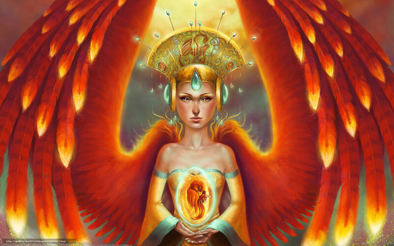 Phoenix Angel with Wings