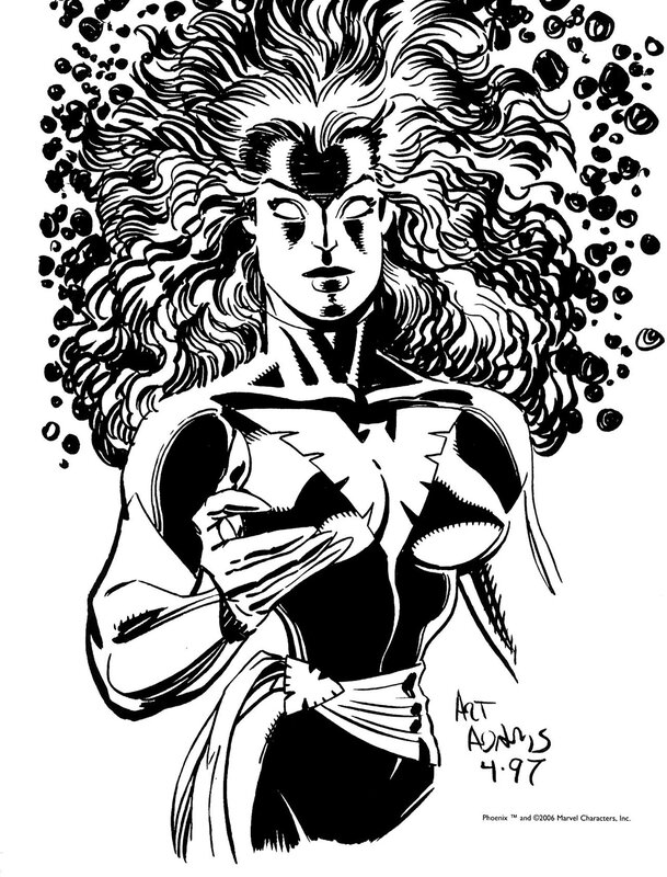 Phoenix character illustration