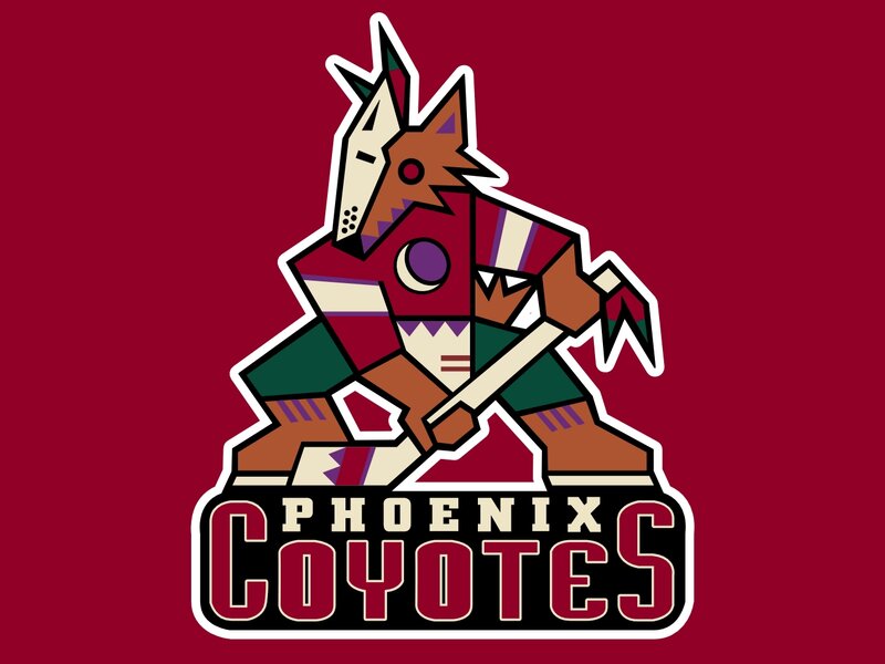 Phoenix Coyotes Logo — Red