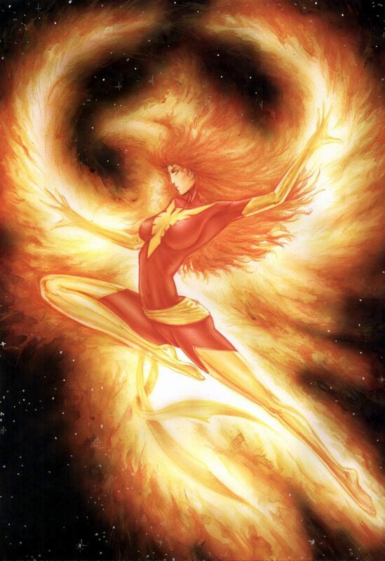 Phoenix in cosmic fire