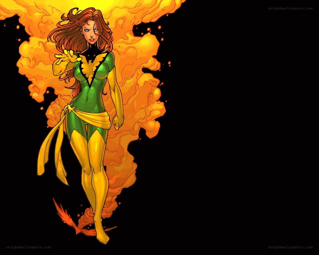 Phoenix in flames