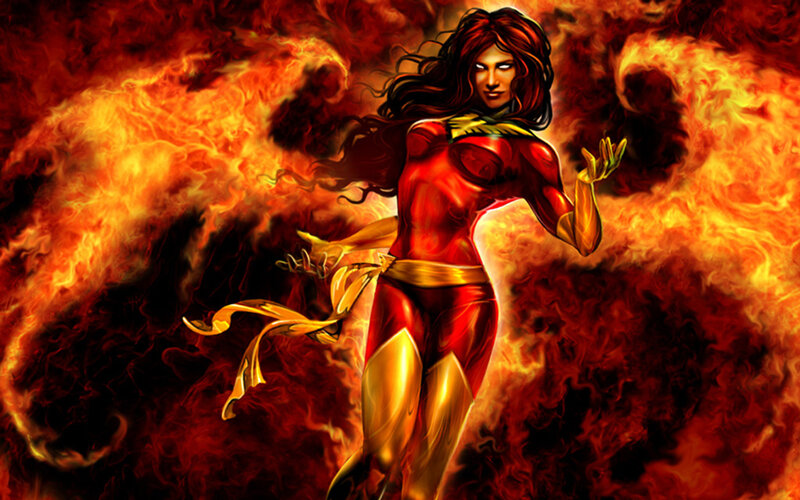 Phoenix in flames