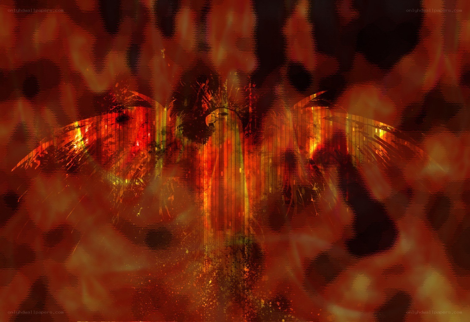 Phoenix in flames