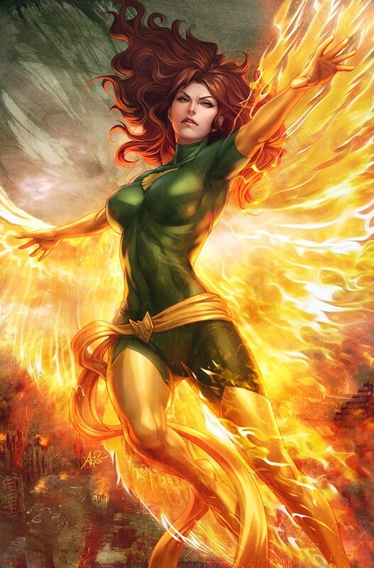 Phoenix in flames