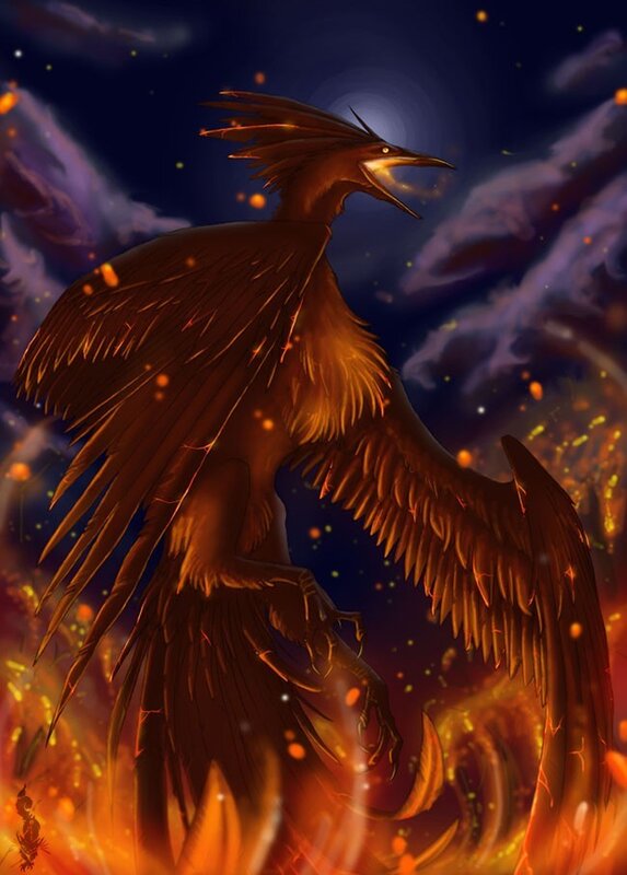Phoenix in flames