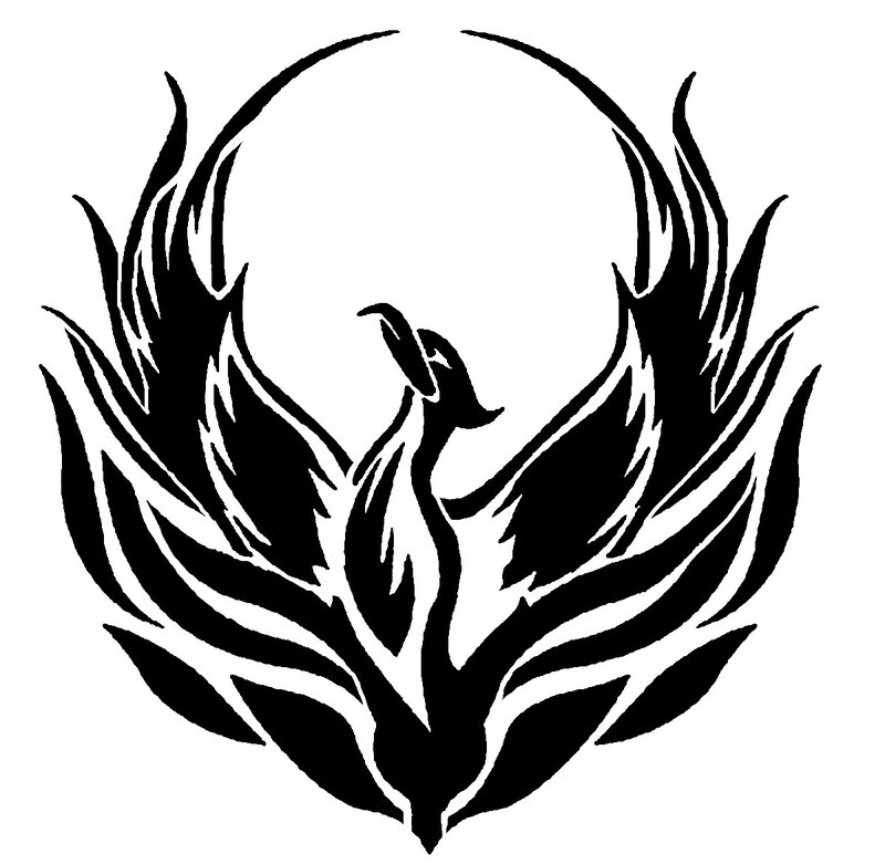 Phoenix in Flames — Black