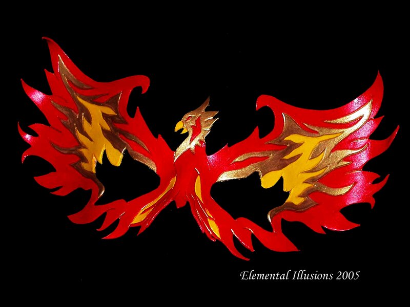 Phoenix mask artwork