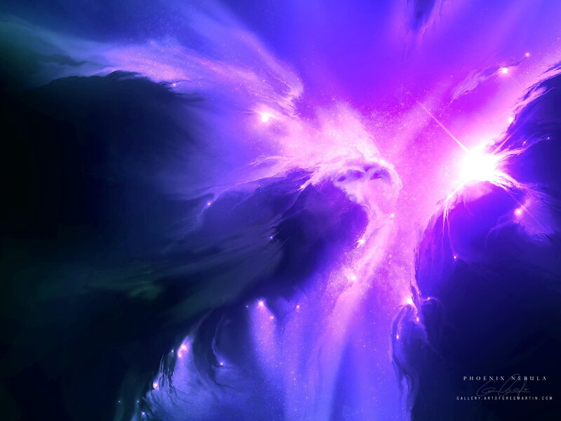 Phoenix Nebula — Purple