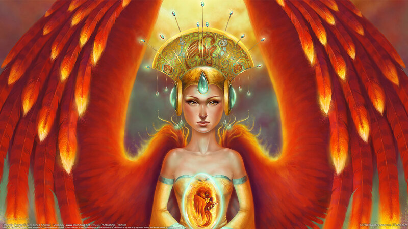 Phoenix Queen with Wings