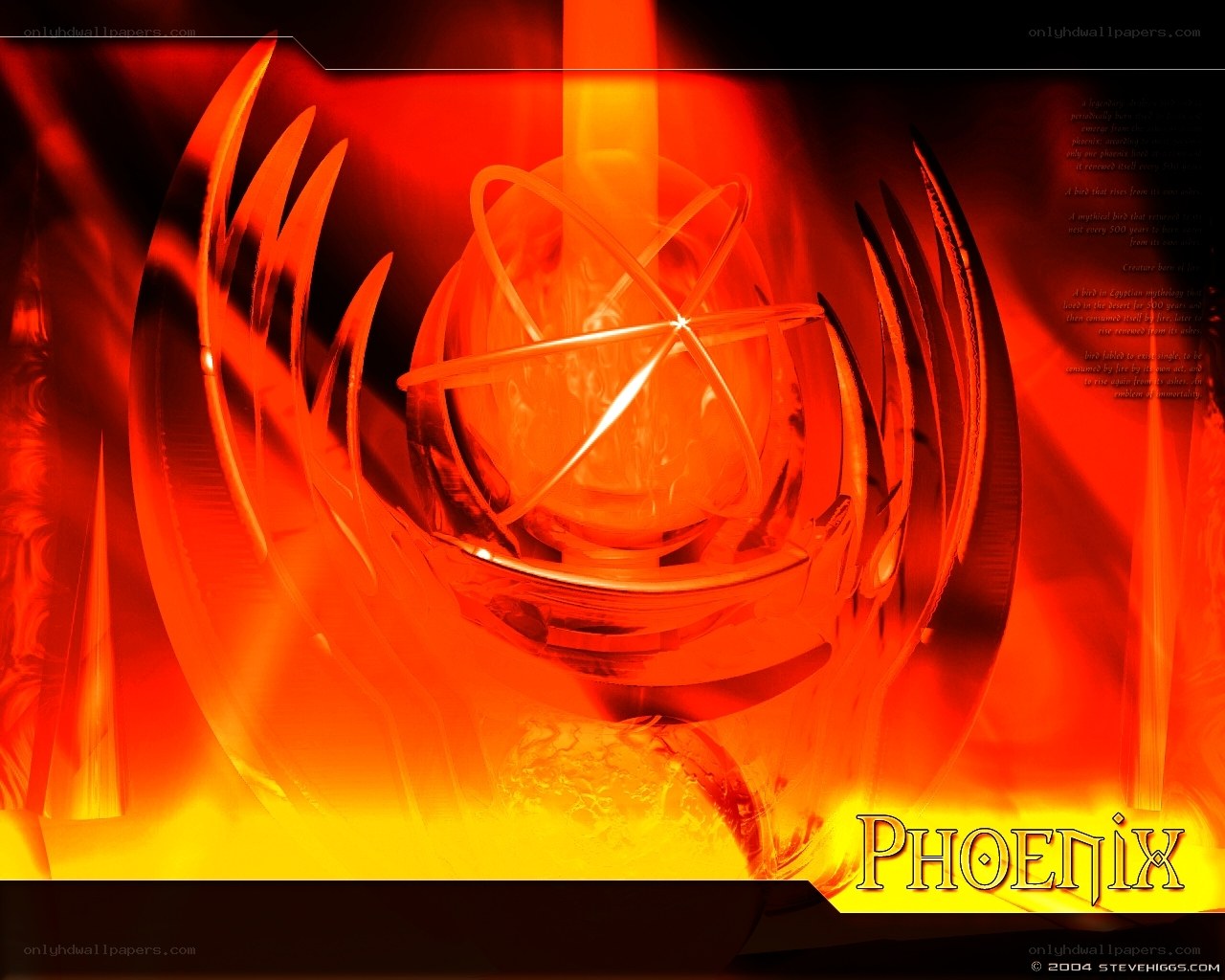 Phoenix rebirth symbol