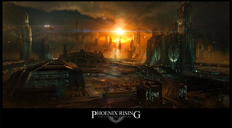 Phoenix Rising cityscape