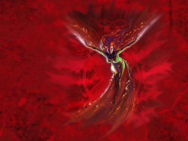 Phoenix soars through red energy