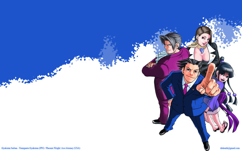 Phoenix Wright and team