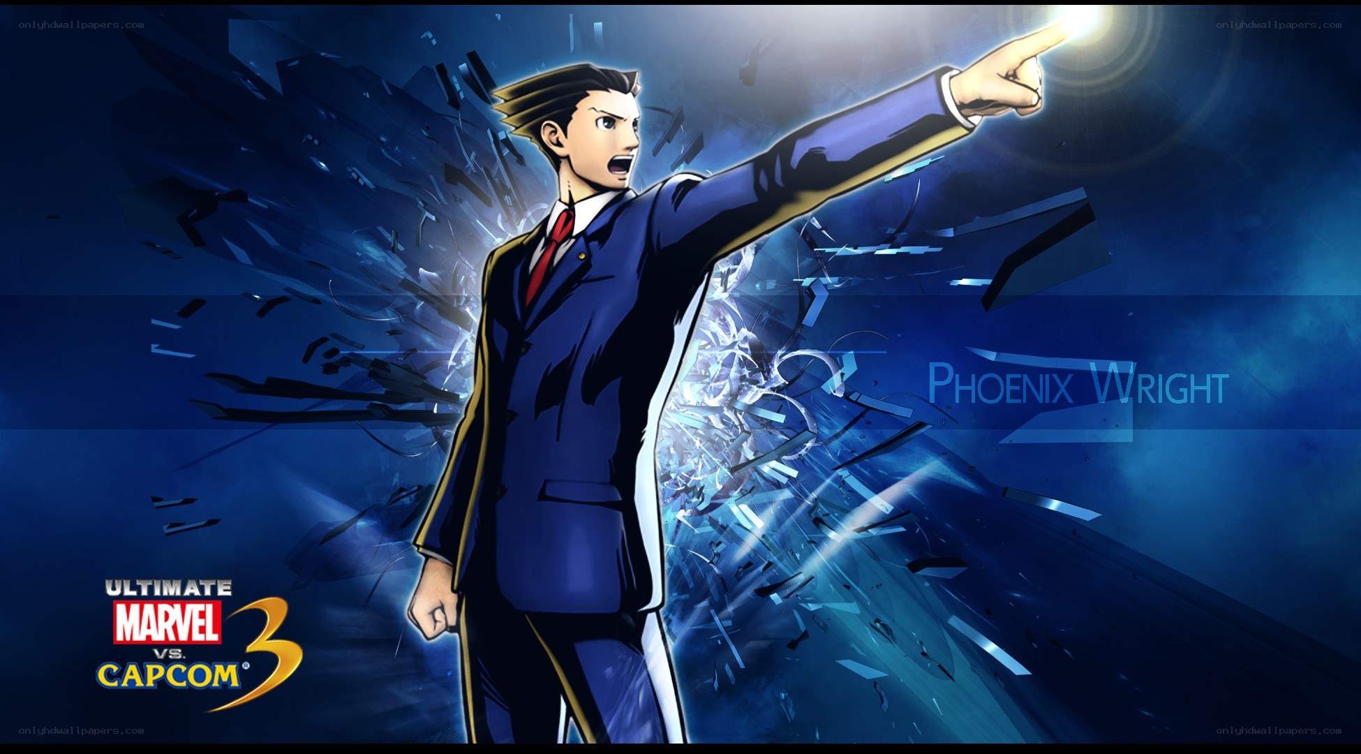 Phoenix Wright in Ultimate Marvel vs. Capcom 3