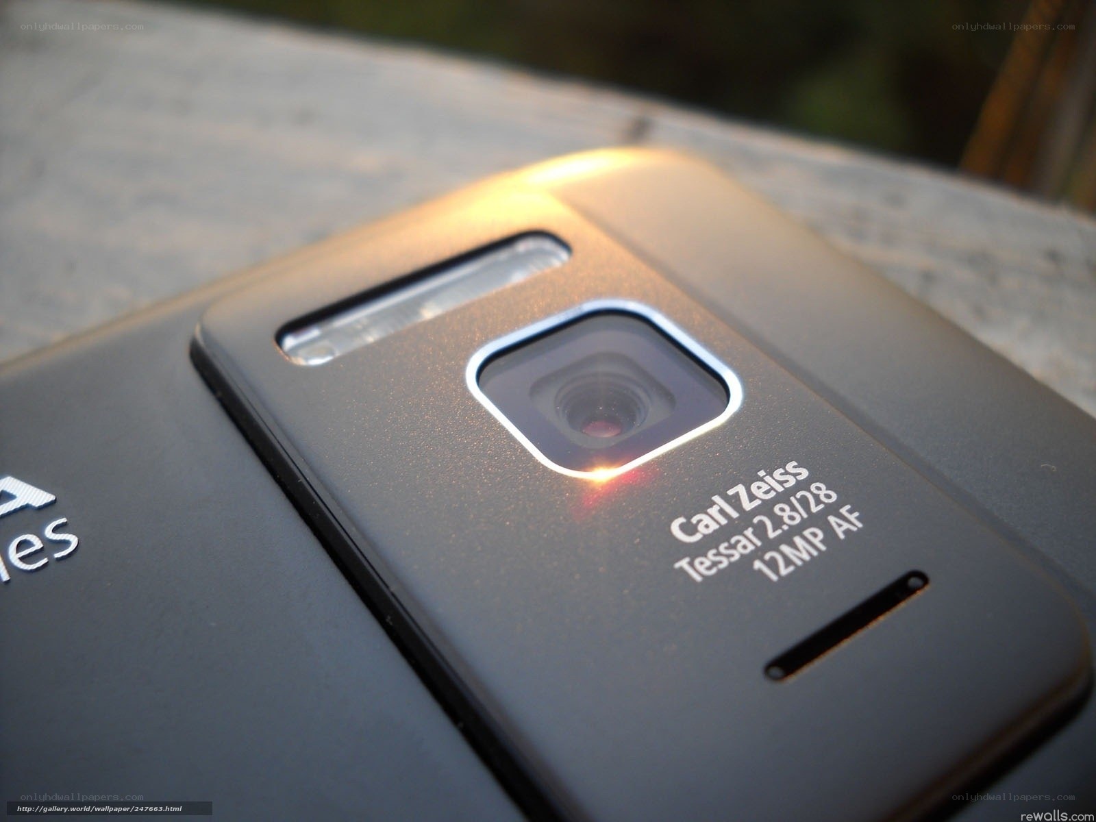 phone camera close-up