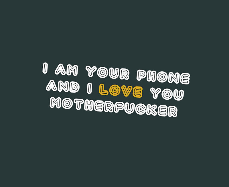 Phone love message