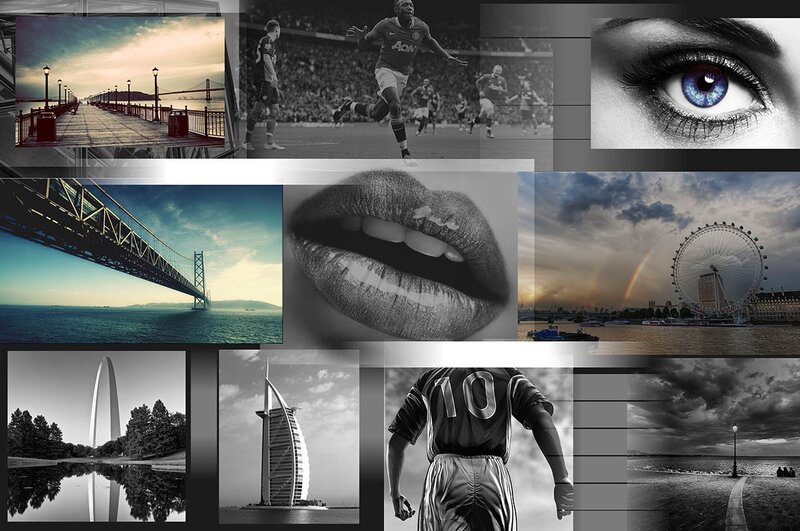 photo collage of diverse scenes