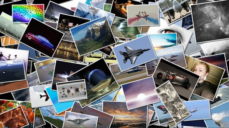 Photo collage of various images