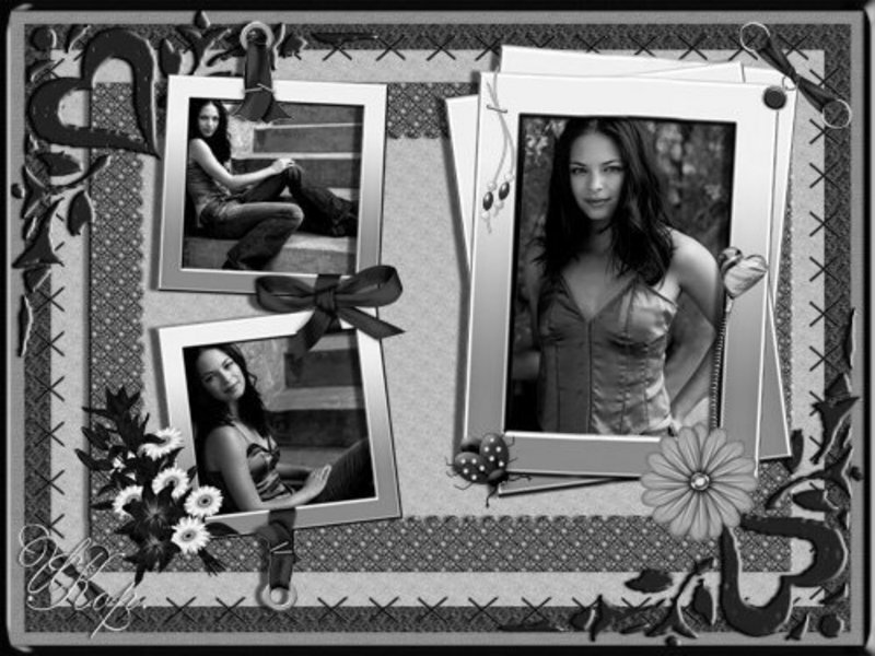 photo collage with three portraits