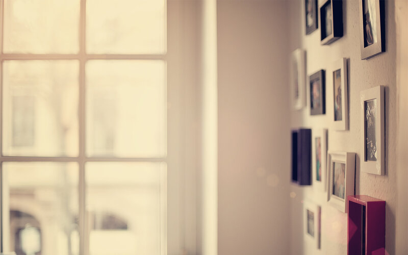 Photo Frames on Wall