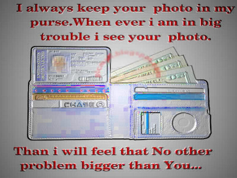photo in a purse