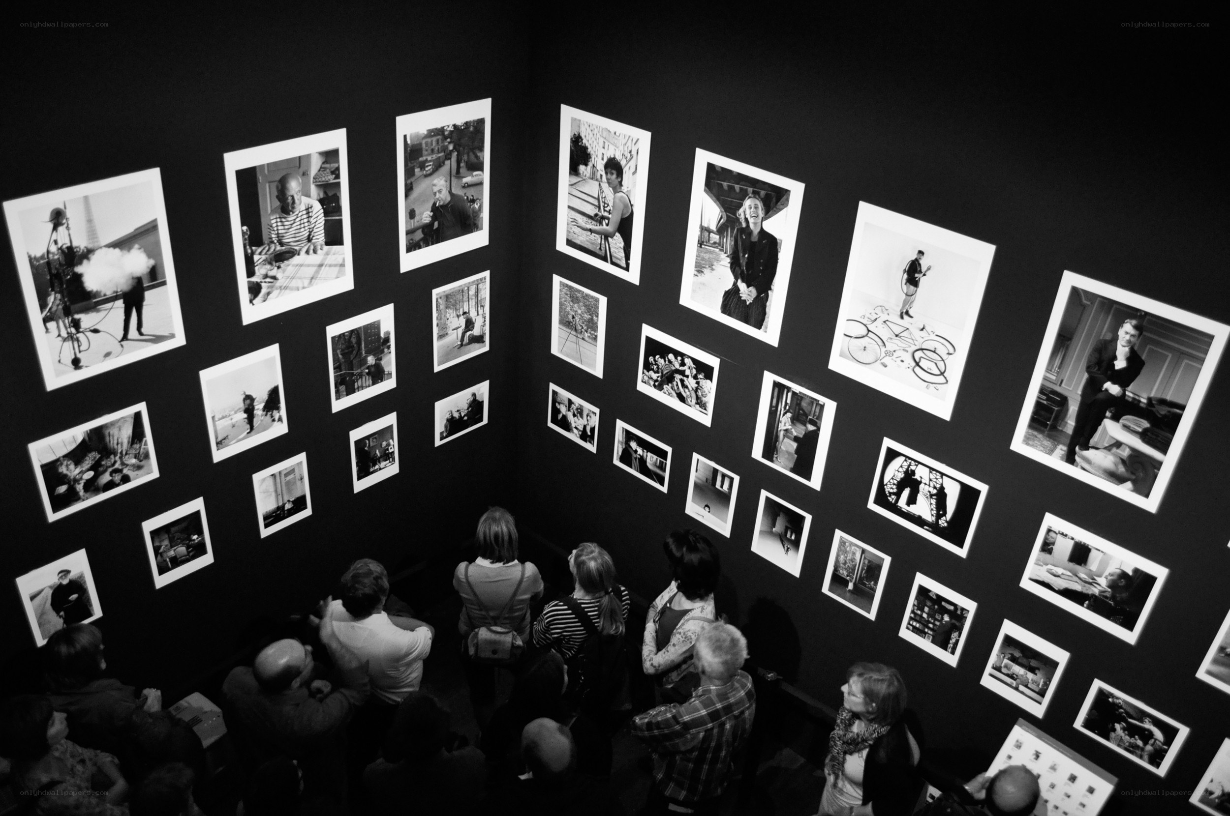 Photograph exhibition in gallery